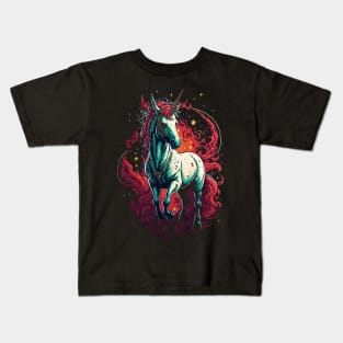 Watercolor Unicorn Kids T-Shirt